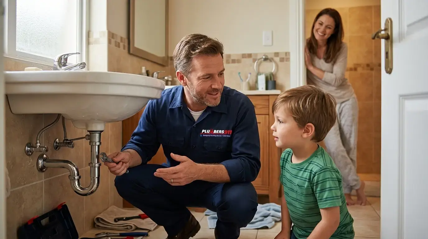 Licensed plumber at work in Russell, IL